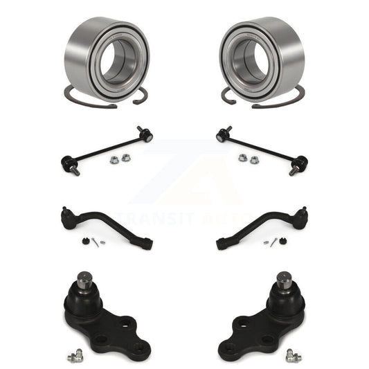 Bearing Lower Ball Joint Outer Tie Rod & Link Front Kit (8Pc) For Hyundai Sonata