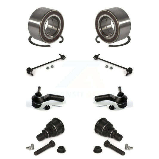 Bearing Lower Ball Joint Outer Tie Rod Sway Bar Link Front Kit (8Pc) For Mazda 5