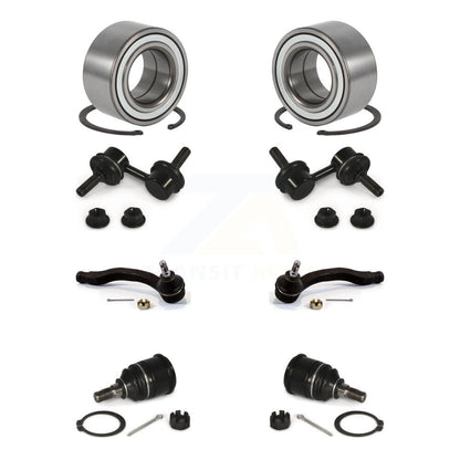 Bearing Lower Ball Joint Outer Tie Rod Link Front Kit (8Pc) For 97-01 Honda CR-V