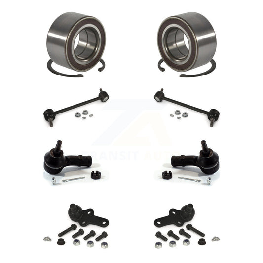 Wheel Bearing Lower Ball Joint Outer Tie Rod Link Front Kit (8Pc) For Ford Focus