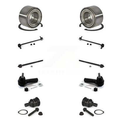 Bearing Lower Ball Joint Outer Inner Tie Rod End Link Front Kit (10Pc) For Ford