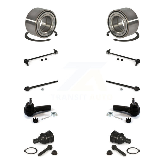 Bearing Lower Ball Joint Outer Inner Tie Rod End Link Front Kit (10Pc) For Ford