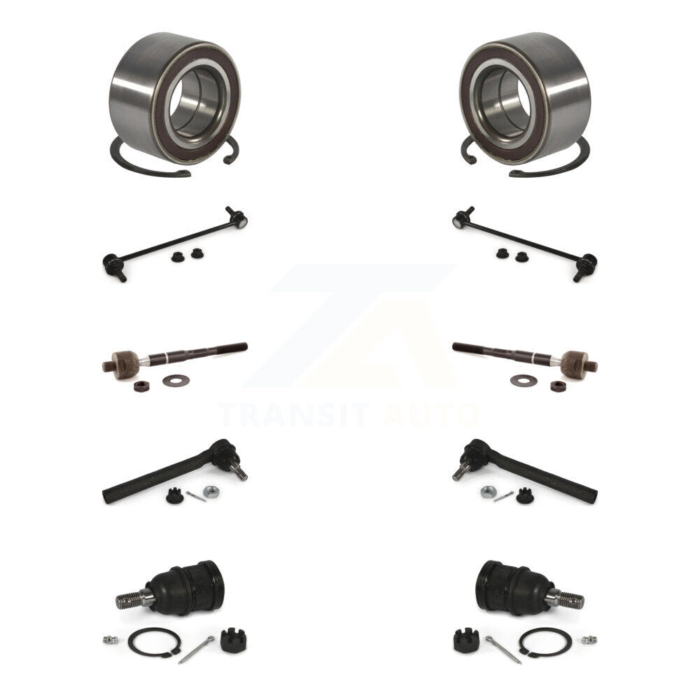 Bearing Lower Ball Joint Outer Inner Tie Rod & Link Front Kit For Honda Odyssey