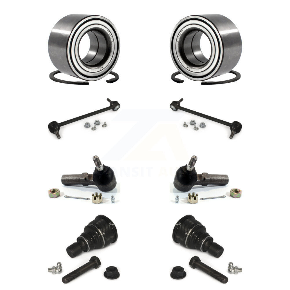 Bearing Lower Ball Joint Outer Tie Rod & Link Front Kit For 2000-2001 Mazda MPV