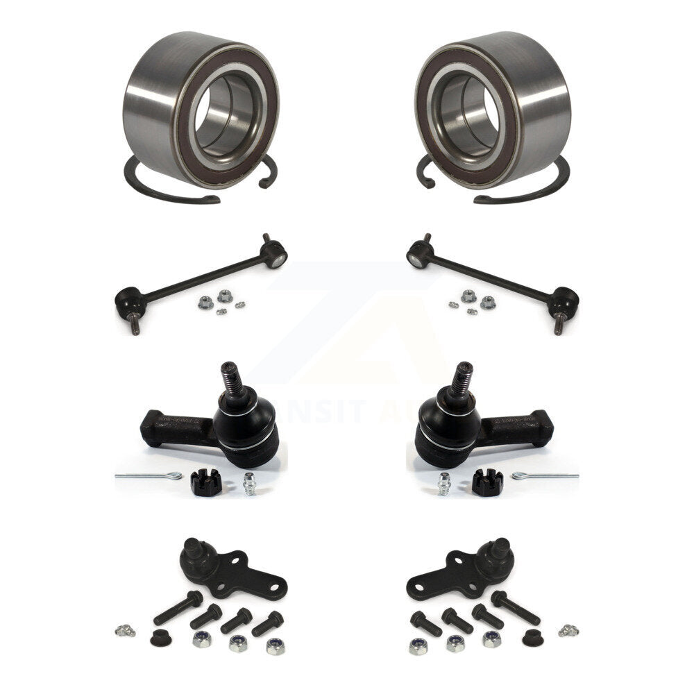 Bearing Lower Ball Joint Outer Tie Rod & Sway Bar Link Front Kit For Ford Focus