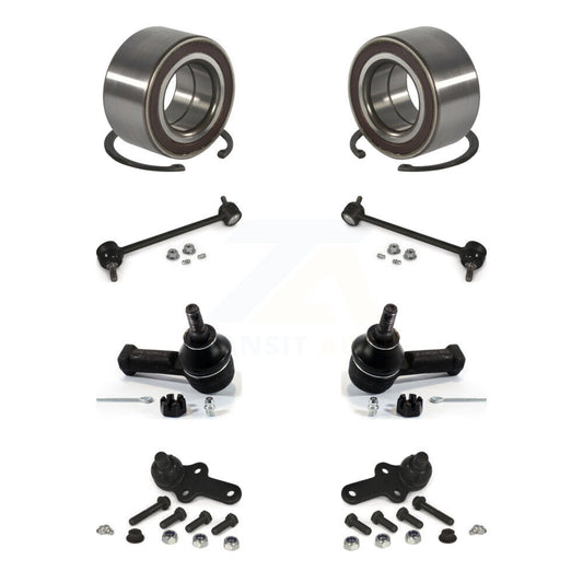 Bearing Lower Ball Joint Outer Tie Rod & Sway Bar Link Front Kit For Ford Focus