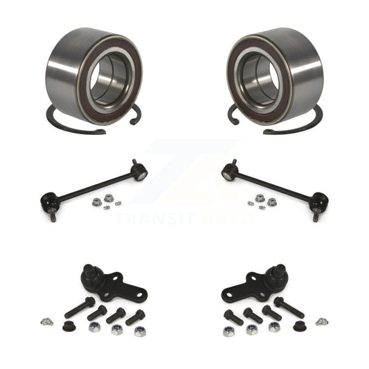 Wheel Bearing Lower Ball Joint Sway Bar Stabilizer Link Front Kit For Ford Focus