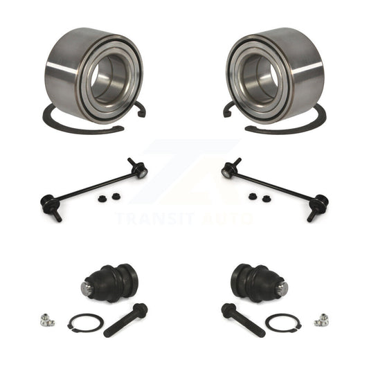 Bearing Lower Ball Joint And Sway Bar Link Front Kit For 2010-2011 Nissan Versa