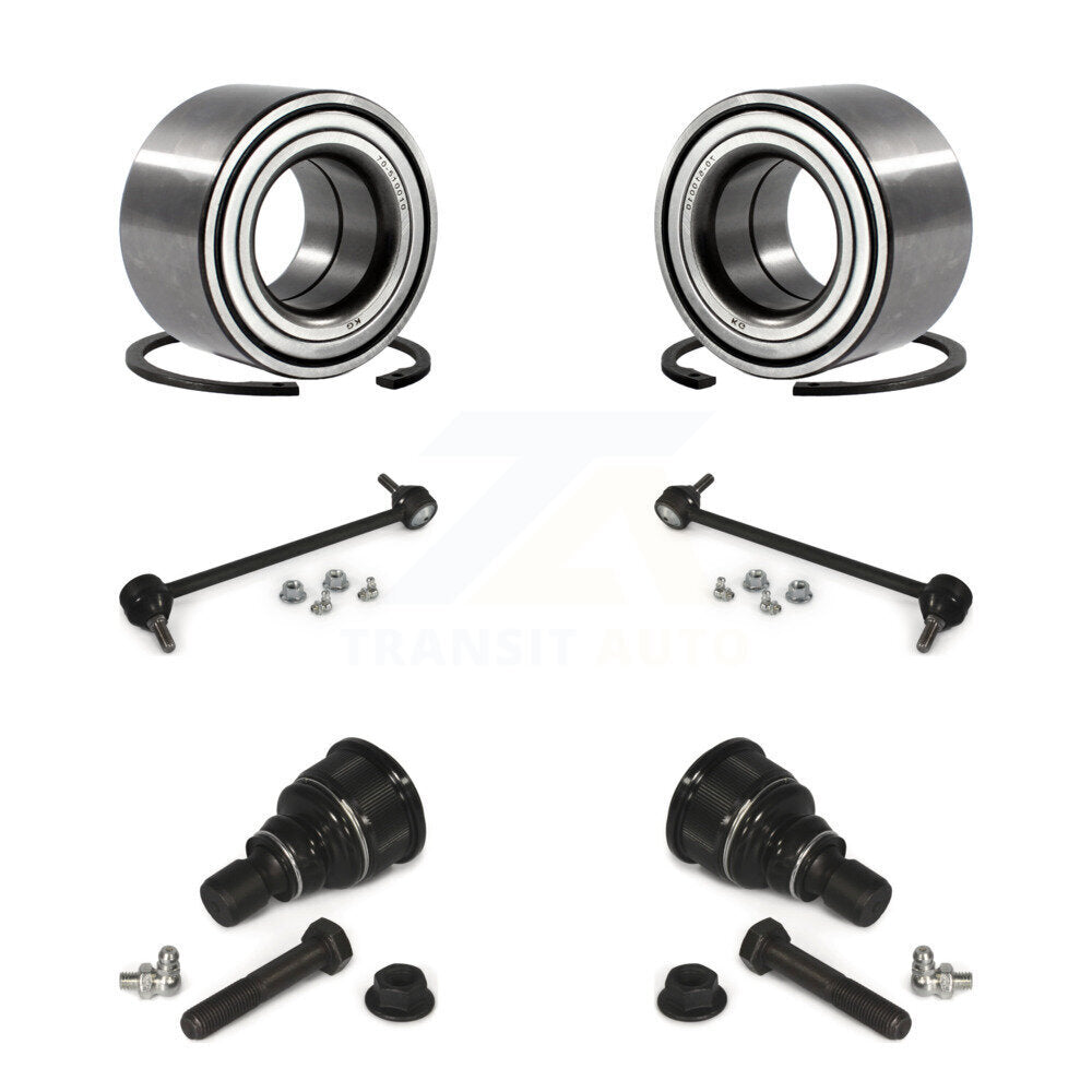 Wheel Bearing Lower Ball Joint & Sway Bar Link Front Kit For 2000-2001 Mazda MPV