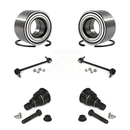Wheel Bearing Lower Ball Joint & Sway Bar Link Front Kit For 2000-2001 Mazda MPV