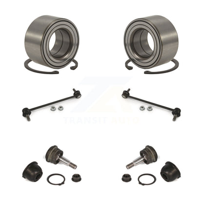 Bearing Lower Ball Joint & Sway Bar Stabilizer Link Front Kit For Hyundai Accent