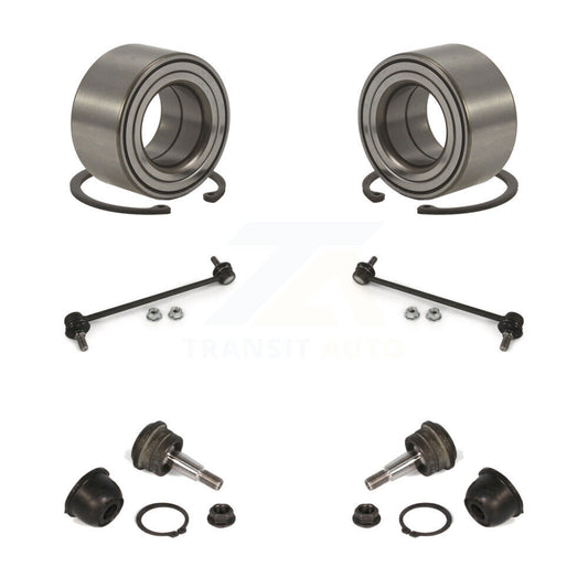 Bearing Lower Ball Joint & Sway Bar Stabilizer Link Front Kit For Hyundai Accent