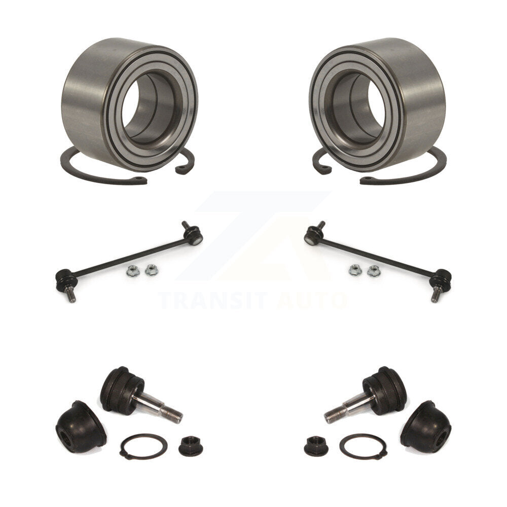 Bearing Lower Ball Joint & Sway Bar Stabilizer Link Front Kit For Hyundai Accent