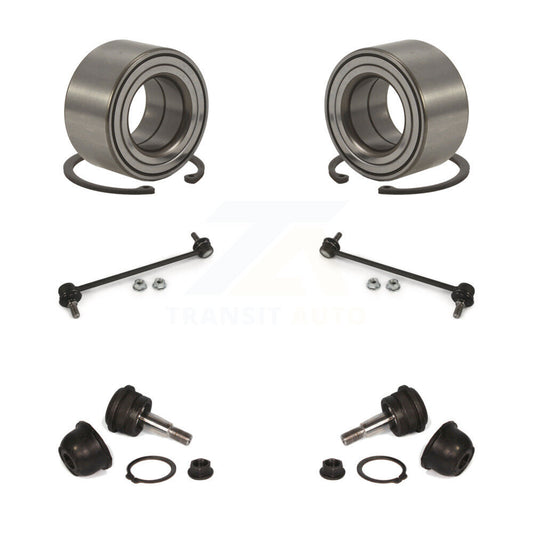 Bearing Lower Ball Joint & Sway Bar Stabilizer Link Front Kit For Hyundai Accent