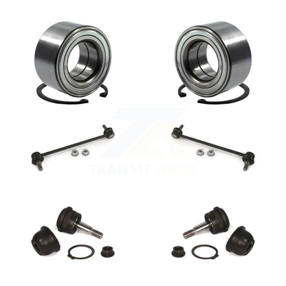 Bearing Lower Ball Joint & Link Front Kit For Hyundai Elantra GT Veloster Coupe