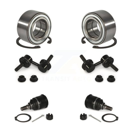 Bearing Lower Ball Joint & Sway Bar Link Front Kit For 1999-2000 Honda Civic Si