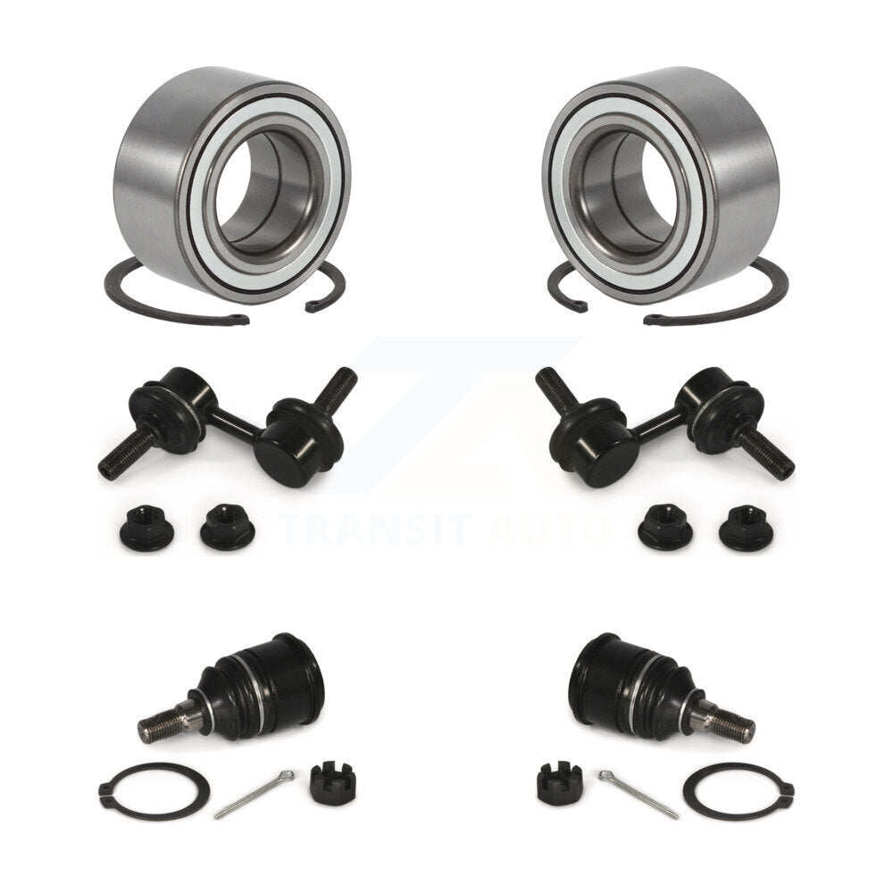 Wheel Bearing Lower Ball Joint Sway Bar Link Front Kit For 1997-2001 Honda CR-V
