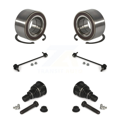 Wheel Bearing Lower Ball Joint & Sway Bar Stabilizer Link Front Kit For Mazda 5