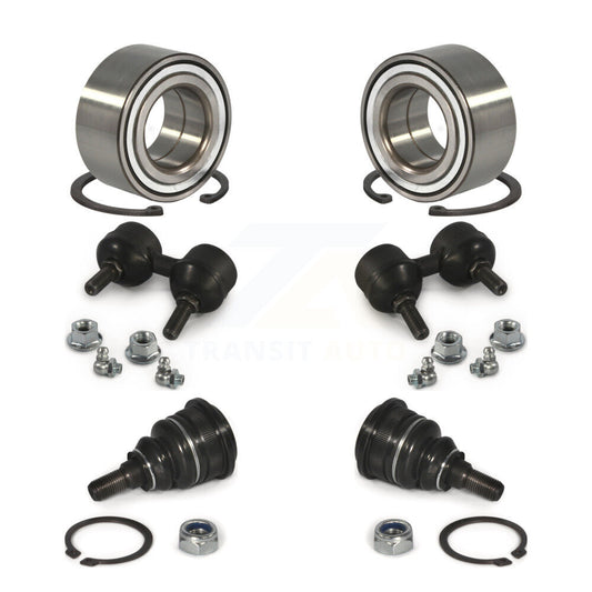 Bearing Lower Ball Joint & Sway Bar Link Front Kit For 2001-2006 Hyundai Elantra