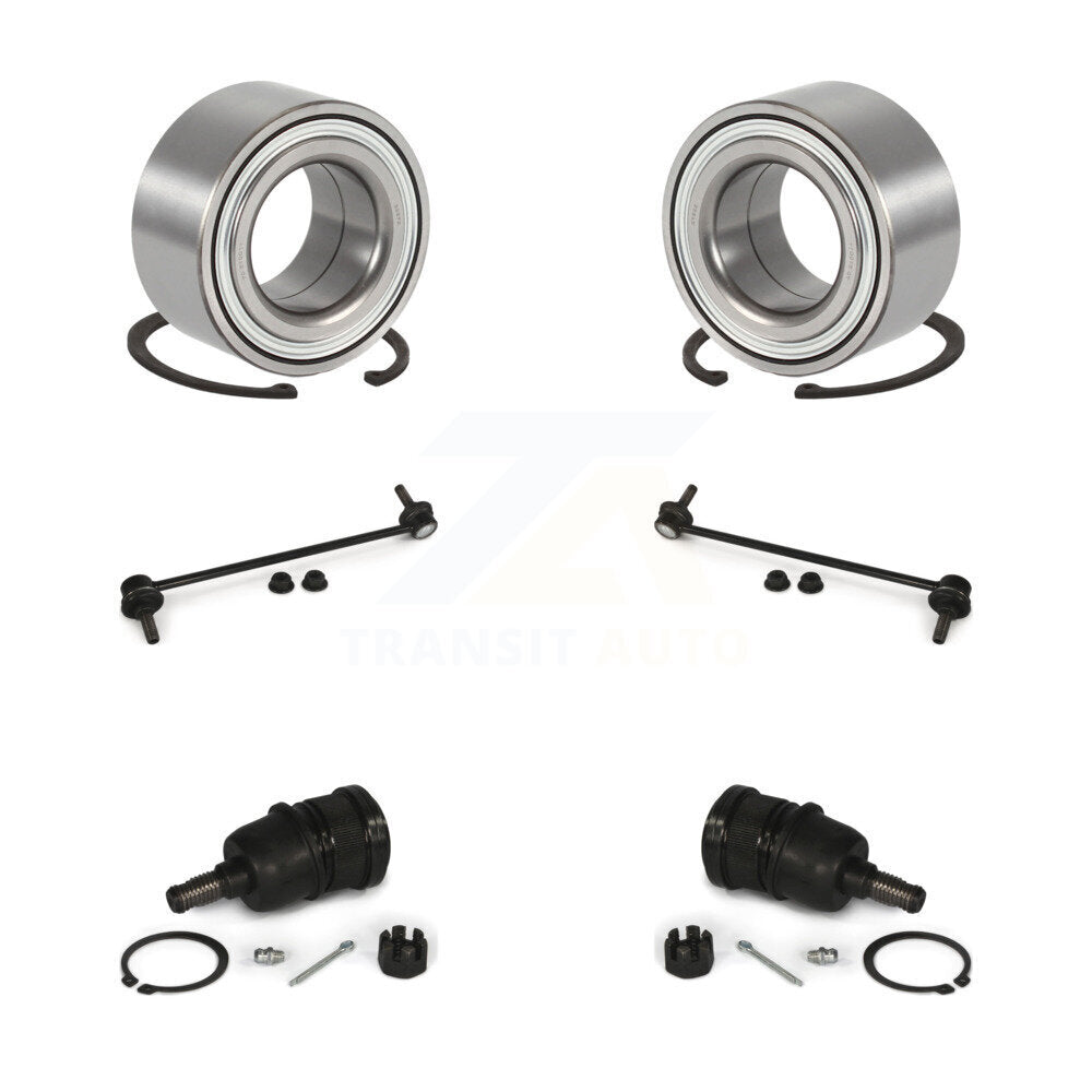 Wheel Bearing Lower Ball Joint Sway Bar Link Front Kit For Honda Pilot Acura MDX