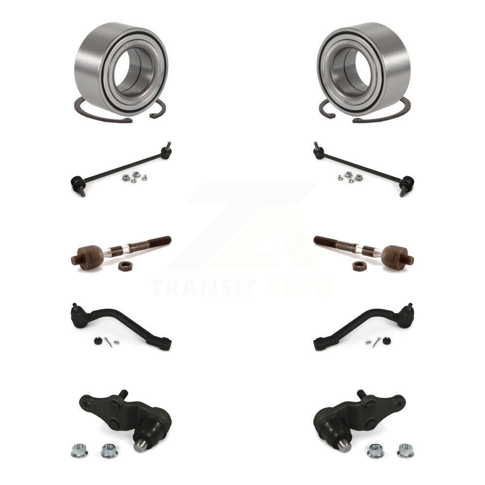 Wheel Bearing Lower Ball Joint Outer Inner Tie Rod Link Front Kit For Kia Optima