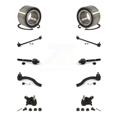 Bearing Lower Ball Joint Outer Inner Tie Rod Link Front Kit (10Pc) For Honda ILX