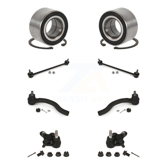 Bearing Lower Ball Joint Outer Tie Rod Link Front Kit (8Pc) For Honda Civic ILX