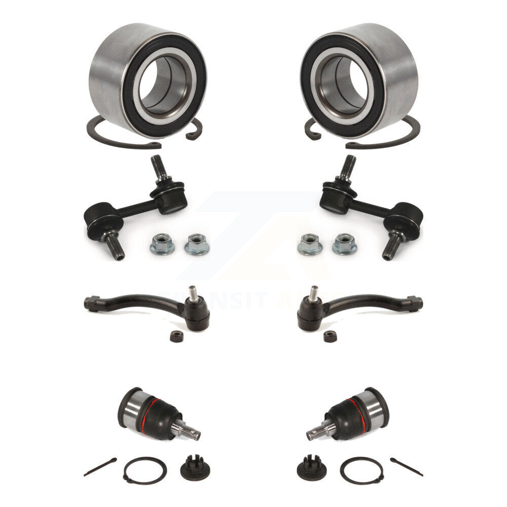 Bearing Lower Ball Joint Outer Tie Rod & Link Front Kit (8Pc) For 04-06 Acura TL