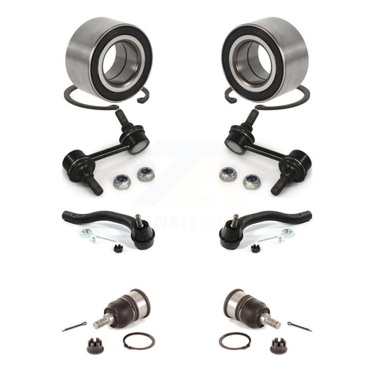 Bearing Lower Ball Joint Outer Tie Rod Link Front Kit (8Pc) For Honda Accord TSX