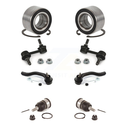 Bearing Lower Ball Joint Outer Tie Rod End Link Front Kit (8Pc) For Honda Accord
