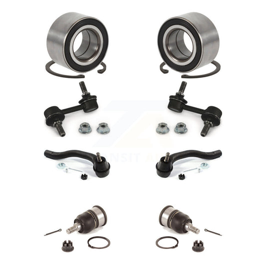 Bearing Lower Ball Joint Outer Tie Rod End Link Front Kit (8Pc) For Honda Accord