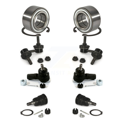 Bearing Lower Ball Joint Outer Tie Rod & Link Front Kit (8Pc) For Honda Civic EL