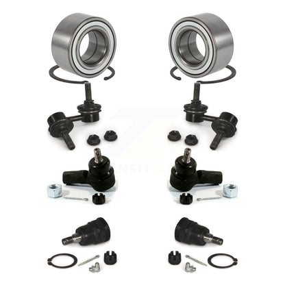 Bearing Lower Ball Joint Outer Tie Rod End Link Front Kit (8Pc) For Honda Civic