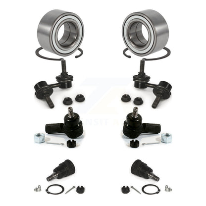 Bearing Lower Ball Joint Outer Tie Rod End Link Front Kit (8Pc) For Honda Civic