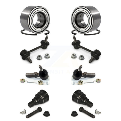 Bearing Lower Ball Joint Outer Tie Rod Link Front Kit (8Pc) For 98-02 Mazda 626