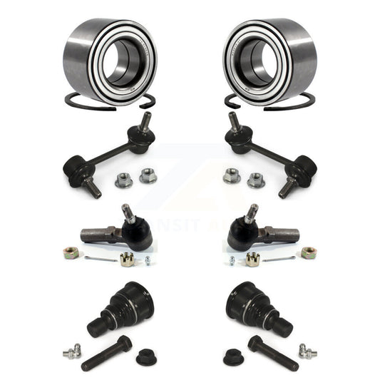 Bearing Lower Ball Joint Outer Tie Rod Link Front Kit (8Pc) For 98-02 Mazda 626