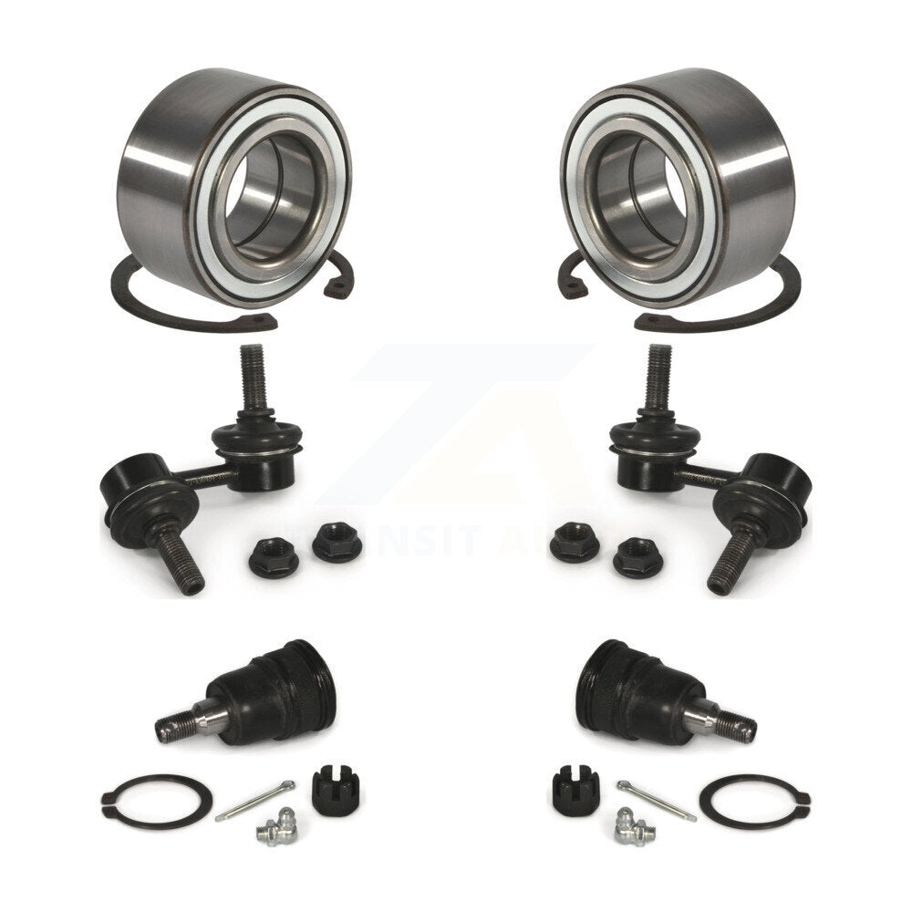 Wheel Bearing Lower Ball Joint Sway Bar Link Front Kit For Honda Civic Acura EL