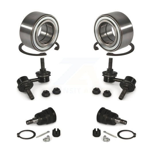 Wheel Bearing Lower Ball Joint Sway Bar Link Front Kit For Honda Civic Acura EL