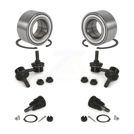Wheel Bearing Lower Ball Joint Sway Bar Link Front Kit For Honda Civic Acura RSX