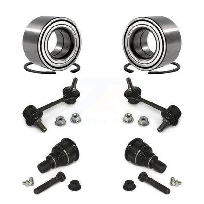 Wheel Bearing Lower Ball Joint & Sway Bar Link Front Kit For 1998-2002 Mazda 626