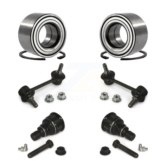 Wheel Bearing Lower Ball Joint & Sway Bar Link Front Kit For 1998-2002 Mazda 626