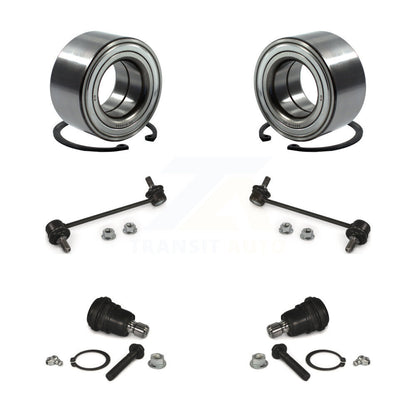Wheel Bearing Lower Ball Joint & Sway Bar Link Front Kit For 2010-2013 Kia Soul