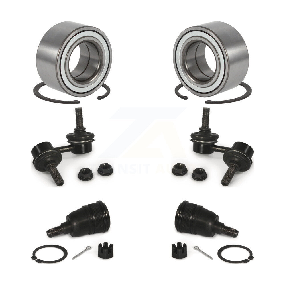 Wheel Bearing Lower Ball Joint & Sway Bar Link Front Kit For Honda CR-V Element