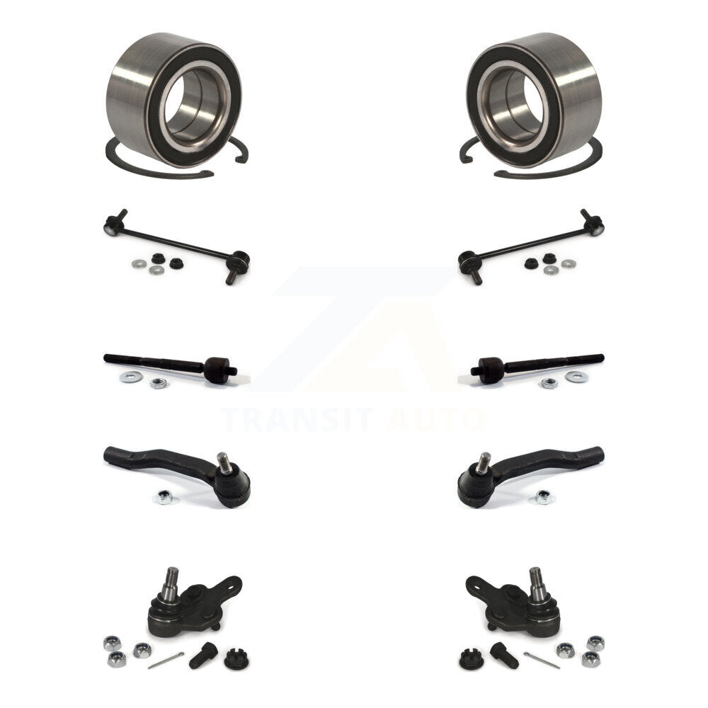 Bearing Lower Ball Joint Outer Inner Tie Rod & Link Front Kit For Toyota Sienna