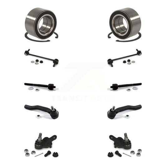 Bearing Lower Ball Joint Outer Inner Tie Rod & Link Front Kit For Toyota Sienna