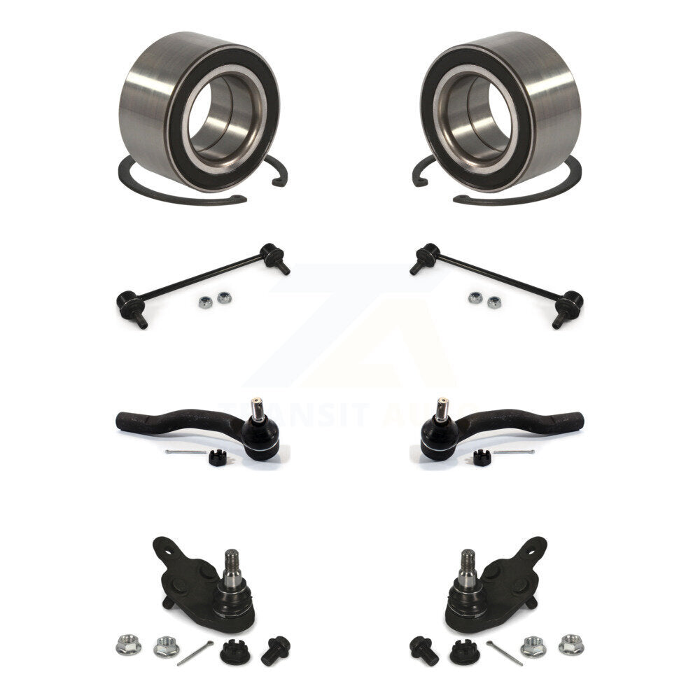 Bearing Lower Ball Joint Outer Tie Rod End Link Front Kit (8Pc) For Toyota Camry