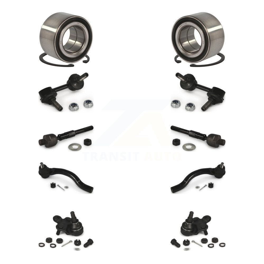 Bearing Lower Ball Joint Outer Inner Tie Rod Link Front Kit For Honda Civic 1.8L