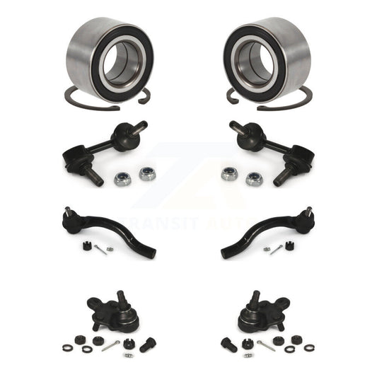 Bearing Lower Ball Joint Outer Tie Rod Link Front Kit (8Pc) For Honda Civic CSX