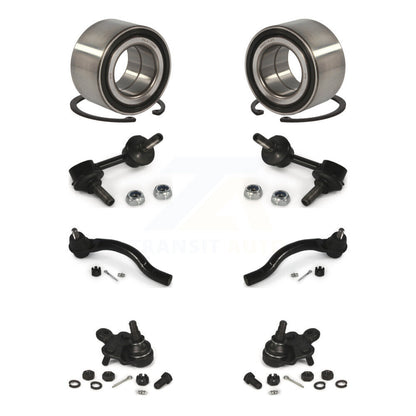 Bearing Lower Ball Joint Outer Tie Rod End Link Front Kit (8Pc) For Honda Civic