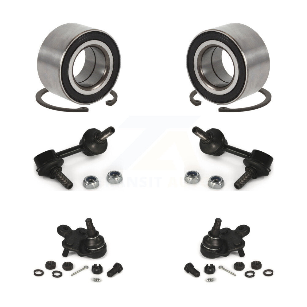 Bearing Lower Ball Joint Sway Bar Link Front Kit (6Pc) For Honda Civic Acura CSX